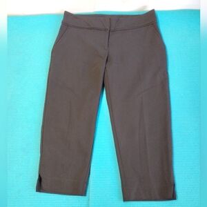 Apt. 9 Torie Women's Capri Pants Stretch Cropped Career Black 2P